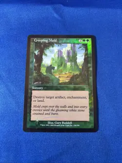 FOIL CREEPING MOLD LP+ 7th Seventh Edition Original mtg Magic fast shipping - Image 1