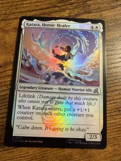 MTG Magic The Gathering Avatar FOIL Katara Heroic healer - Image 1
