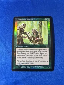 FOIL WIREWOOD HERALD LP Onslaught Original mtg Magic fast shipping - Image 1