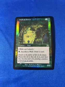 FOIL WALL OF MULCH LP Onslaught mtg Magic fast shipping - Image 1