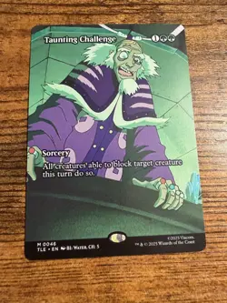 MTG Magic The Gathering Avatar BORDERLESS Taunting Challenge - Image 1