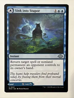 Sink into Stupor / Soporific Springs - Modern Horizons 3 - MTG MH3 0241 U / LP - Image 1