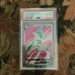 Pokemon Gallade V Full Art Lost Origin 181/196 Ultra Rare Holo PSA 10 - Image 1