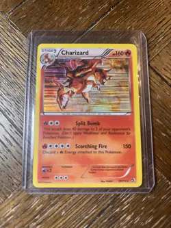 Pokemon Charizard Legendary Treasures Holo Rare 19/113 160HP Scorching Fire - Image 1