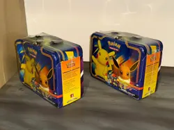 Pokemon Fall 2018 Collectors Chest X2 Pikachu Eevee NEW 2 Tin Sun & Moon SEE Des 820650804182 - Image 2