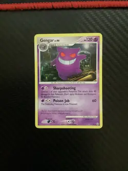 Pokemon Gengar TCG 17/99 Platinum Arceus Regular Rare LP Condition - Image 1