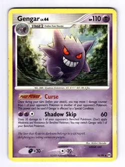 Gengar (16) Arceus #16 (2009) Rare MP Pokemon - Image 1