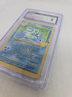 2021 Pokemon Celebrations Blastoise Classic Collection Holo #2/102 CGC 8 - Image 3