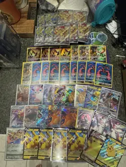 LOT OF 47 POKEMON CARDS BLACK STAR PROMOS, FULL ARTS, GXs, CELEBRATIONS NM - Image 1