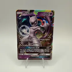 Pokemon TCG Mewtwo GX 39/73 Shining Legends Ultra Rare Holo NM - Image 1