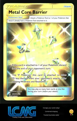 Pokemon TCG SM - Unbroken Bonds #232/214 Metal Core Barrier (Secret) - Image 1