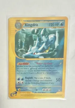 Pokemon Kingdra 120 HP Rare Aquapolis 19/147 English Stage 2 Card - Image 1