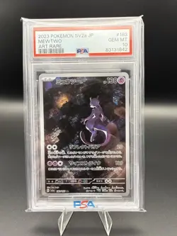 Pokemon Mewtwo Art Rare Holo SV2a 151 #183 PSA 10 Japanese 2023 Card - Image 1