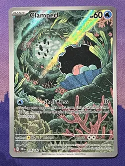 Clamperl 195/182 IR Destined Rivals – Pokemon TCG – Illustration Rare – NM - Image 1