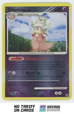 2008 Pokemon D & P Great Encounters Reverse Foil Slowking LV.41 #28/106 - Image 1