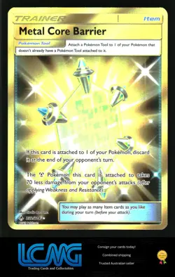Pokemon TCG SM - Unbroken Bonds #232/214 Metal Core Barrier (Secret) - Image 1