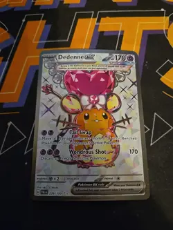 Pokemon Dedenne ex 239/193 Paldea Evolved Scarlet & Violet Ultra Rare Full Art - Image 1