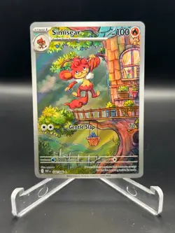 2025 Pokemon TCG Scarlet & Violet White Flare 100/086 Simisear Illustration Rare - Image 1