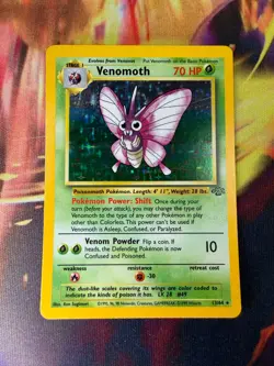 Venomoth 13/64 NM Holo Rare Jungle 1999 Pokemon TCG - Image 1