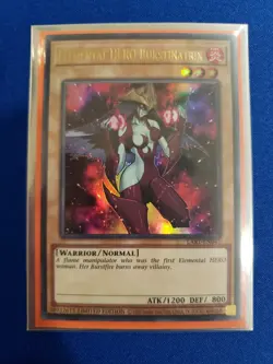 Yugioh Elemental Hero Burstinatrix LART-EN041 Lost Art Limited Edition EURO NM - Image 1