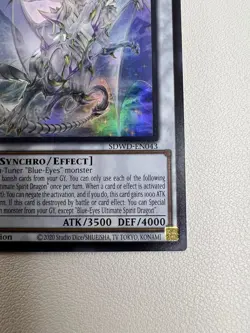 Blue-Eyes Ultimate Spirit Dragon SWDW-EN043 - Ultra Rare - 1st Edition - LP - Image 4