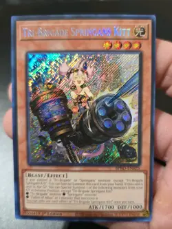 Yu-Gi-Oh! Tri-Brigade Springans Kitt BPRO-EN025 Secret Rare - Image 1