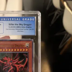 Yu-Gi-Oh! GBI-001 Slifer the Sky Dragon 2003 - Ultra Rare CGC 7 Near Mint - Image 3