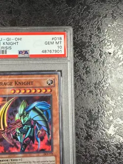 2003 YU-GI-OH! MIRAGE KNIGHT DARK CRISIS #018 💎 PSA 10 - Image 2