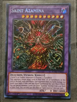 Saint Azamina SUDA-EN036 Secret Rare 1st Edition YuGiOh - Image 1