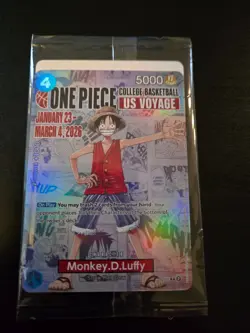 Monkey.D.Luffy (055) (College Basketball US Voyage) P-055 One Piece Promotion... - Image 1