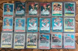 One Piece TCG 343 Card Lot, Sets OP01, OP02, OP04, OP05, OP06, OP07, OP08 & More - Image 2