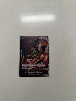One piece St. Topman Warcury (089) (Alternate Art) Carrying On His Will OP13 - Image 1