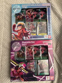 One Piece Illustration Box Vol. 3 and 4 Factory Sealed - Image 1
