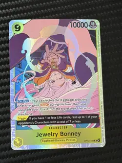 Jewelry Bonney OP13-106 Super Rare Carrying On His Will One Piece TCG NM - Image 1