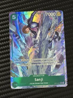 Sanji (Alternate Art) OP13-027 One Piece Carrying On His Will English NM - Image 1