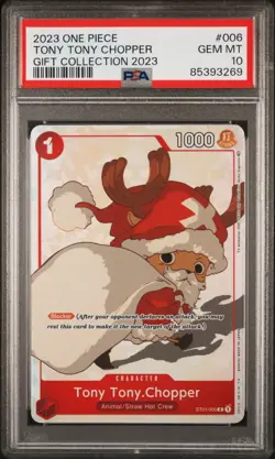 2023 One Piece Tony Tony Chopper Gift Collection #006 PSA 10 GEM MINT - Image 1