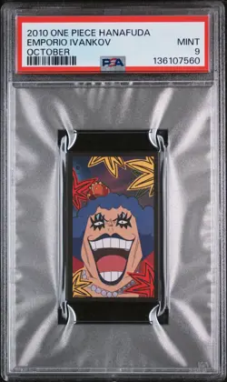 2010 ONE PIECE HANAFUDA OCTOBER EMPORIO IVANKOV PSA 9 - Image 1
