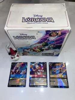 Lorcana Archazia's Island Box + Epcot Festival Of Art Promo Cards x 3- Sealed - Image 1