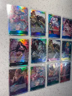 One Piece TCG (12) Card Lot (SR) Mixed Sets - Image 2