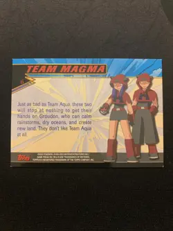 Team Magma #6 NM -2003 Topps Pokemon Advanced- Pokemon Card (2b) - Image 2