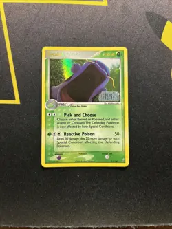 Swalot 11/100 Reverse Holo LP -Holo Pokemon Card- EX Crystal Guardians (4s) - Image 1