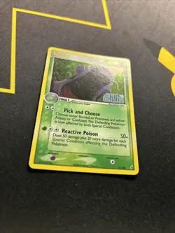 Swalot 11/100 Reverse Holo LP -Holo Pokemon Card- EX Crystal Guardians (4s) - Image 2