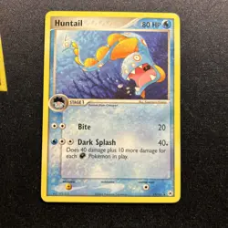 Huntail 19/101 LP -Vintage Rare Pokemon Card- EX Hidden Legends (7q) - Image 1