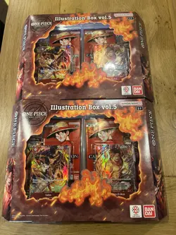 Bandai Namco One Piece Card Game Illustration Box vol.5 2 Sealed Boxes - Image 1
