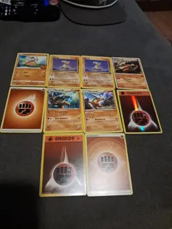 Pokemon TCG Cubone And Marowak 10 Card Lot (4 Fighting Energies 1 Reverse Holo) - Image 1