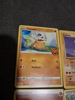 Pokemon TCG Cubone And Marowak 10 Card Lot (4 Fighting Energies 1 Reverse Holo) - Image 2