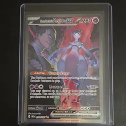 Pokemon Team Rocket's Mewtwo EX Rare Psychic Card 231/182 DR1 Ability EX Rule - Image 1
