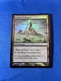 FOIL VAULT OF WHISPERS LP Mirrodin Original mtg Magic fast shipping - Image 1