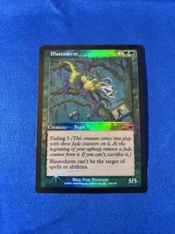 FOIL BLASTODERM LP Nemesis Original mtg Magic fast shipping - Image 1