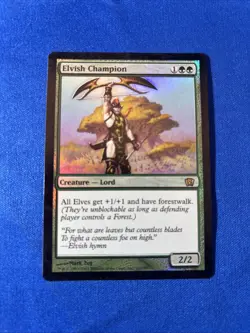FOIL ELVISH CHAMPION LP 8th Eighth Edition mtg Magic fast shipping - Image 1
